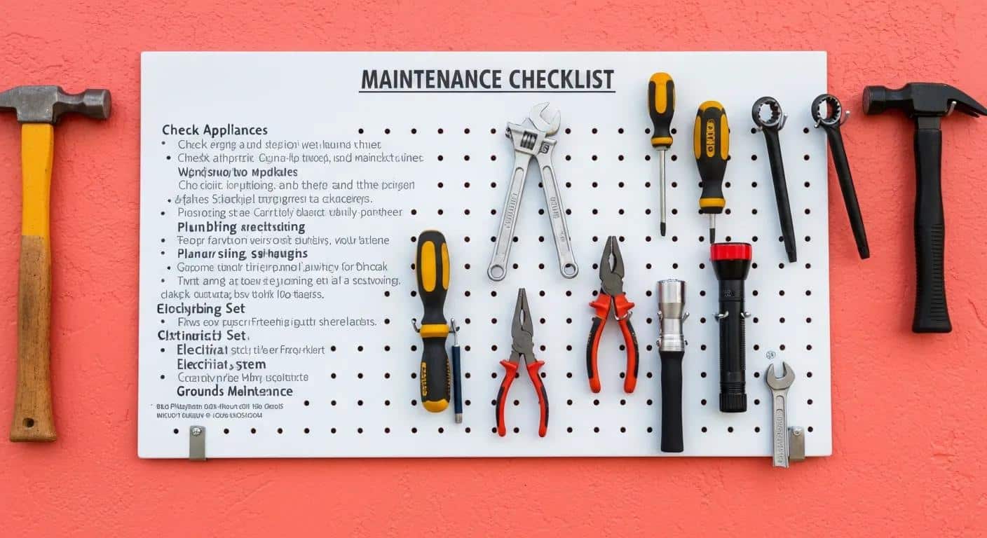 Maintenance checklist and tools for West Palm Beach rental property