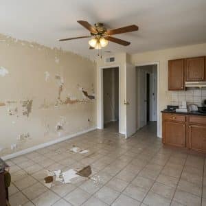 Florida rental property showing signs of tenant damage, emphasizing the topic of tenant property damage