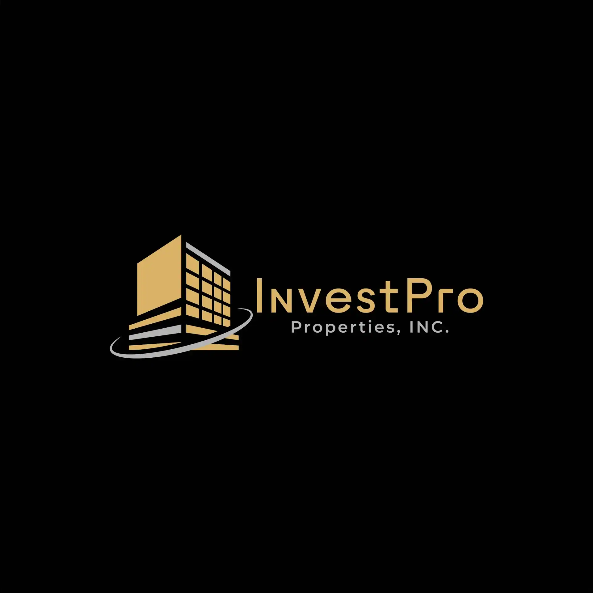 InvestPro Properties, Inc. logo featuring a stylized building design, emphasizing property management services in Tampa.