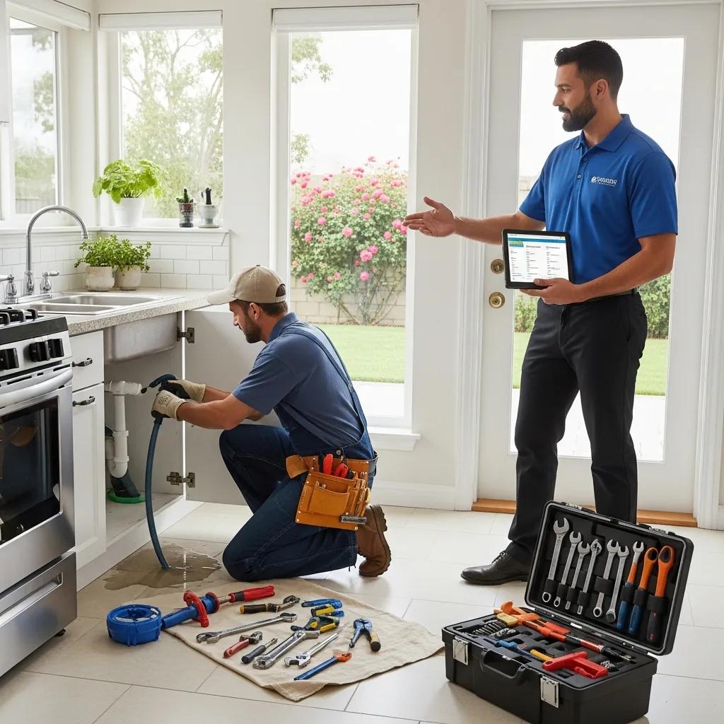 Property manager coordinating maintenance work to ensure property longevity